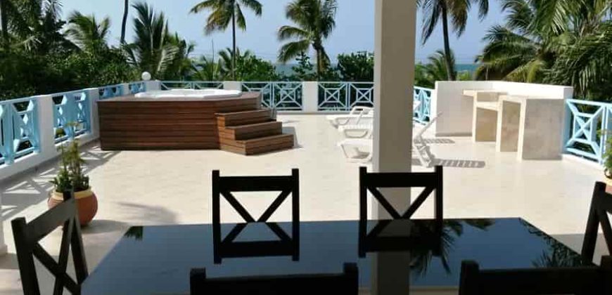Las Terrenas beachfront residence/hotel for sale